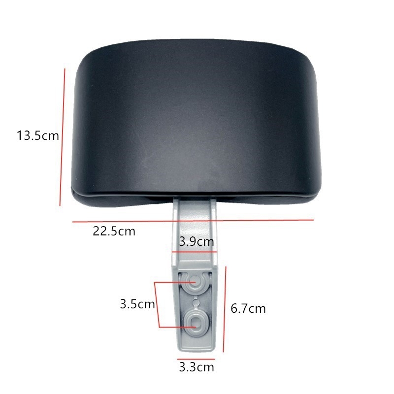 Yadea F6 електрически скутер: комплект за модификация с задно крило, подлакътник, багажник и облегалка