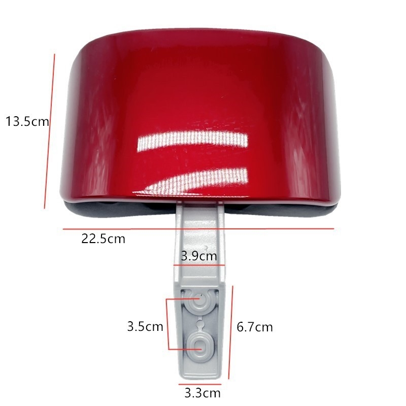 Yadea F6 електрически скутер: комплект за модификация с задно крило, подлакътник, багажник и облегалка