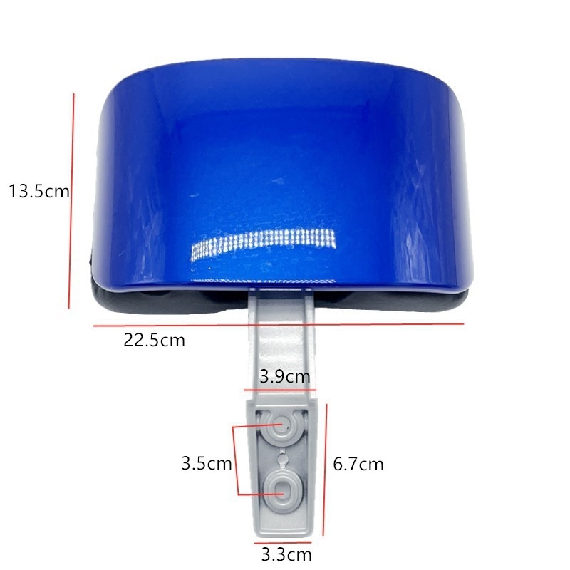 Yadea F6 електрически скутер: комплект за модификация с задно крило, подлакътник, багажник и облегалка