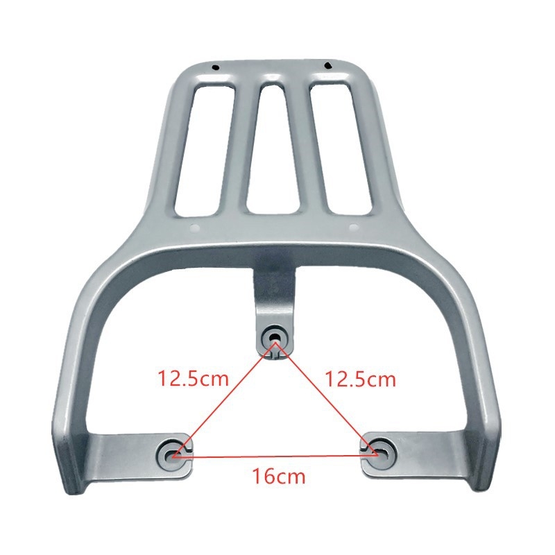 Yadea F6 електрически скутер: комплект за модификация с задно крило, подлакътник, багажник и облегалка