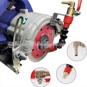 Varinis vandens antgalis marmuro pjovimo įrankiams, vandens purškimo antgalis ir dulkių surinkėjas, suderinamas su kampiniais šlifuokliais ir įpjovimo staklėmis. Prekės ženklas: Kitas. Pritaikymo sritis: Kitas