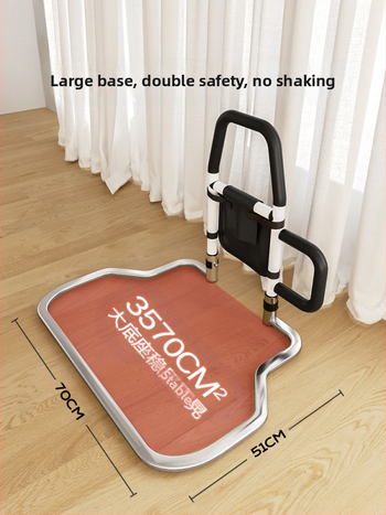 Neįrengiamas lovos šoninis turėklas vyresniems žmonėms, 304 nerūdijančio plieno, be prekės ženklo (304 nerūdij. plienas; be įrengimo; be prekinio ženklo; vyresniems)