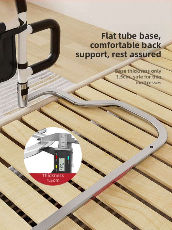 Безинсталационни странични парапети за легло за възрастни, 304 неръждаема стомана, монтаж без инструменти, без марка (304 неръждаема стомана; монтаж без инструменти; без марка; за възрастни)