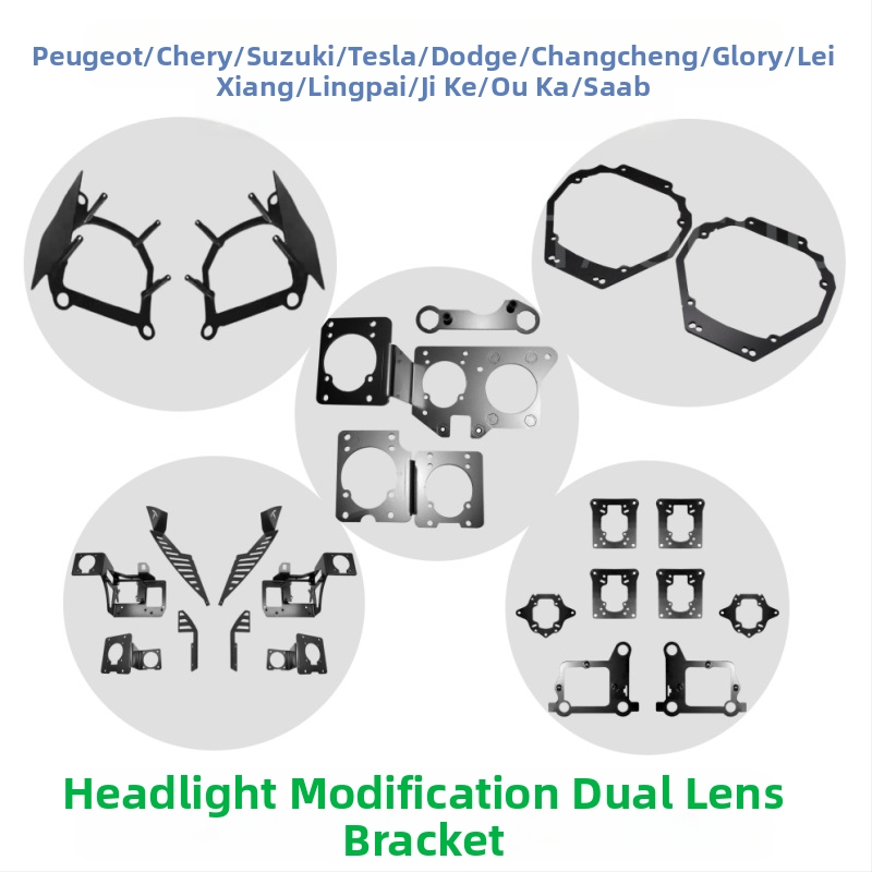 GHS držiak LED svetlometov s dvojitými objektívmi