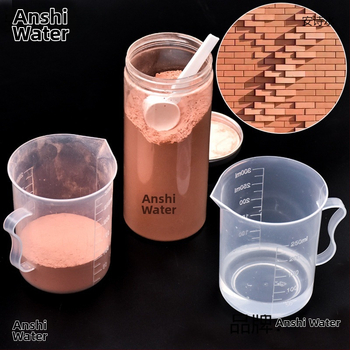 Комплект инструменти за песъчена маса с форми за модели за миниатюрни тухли; неелектричен, еднофункционален, подходящ за деца 0-3 години