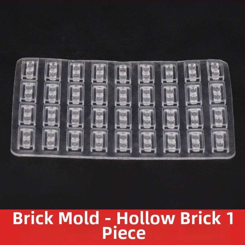 Комплект инструменти за песъчена маса с форми за модели за миниатюрни тухли; неелектричен, еднофункционален, подходящ за деца 0-3 години