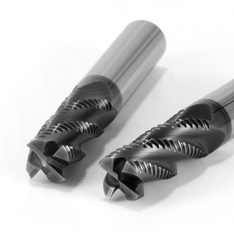 66° фреза от волфрамов карбид за неръждаема стомана, 4 зъба, CNC инструмент