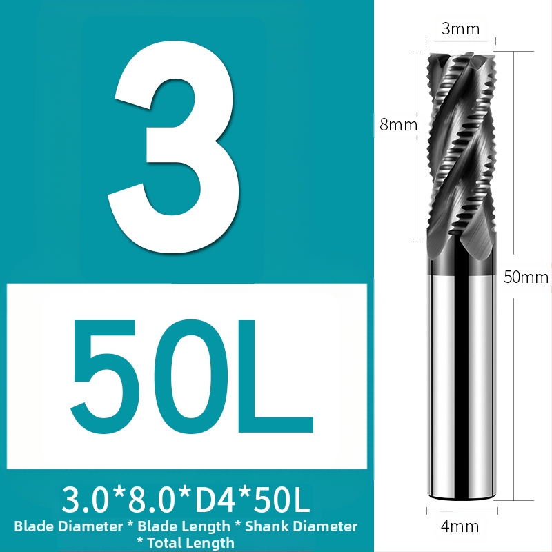 66° фреза от волфрамов карбид за неръждаема стомана, 4 зъба, CNC инструмент