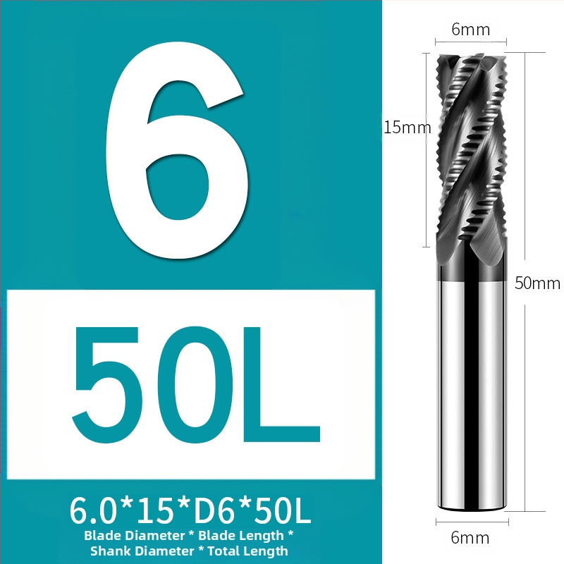 66° фреза от волфрамов карбид за неръждаема стомана, 4 зъба, CNC инструмент