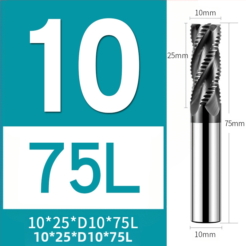 66° фреза от волфрамов карбид за неръждаема стомана, 4 зъба, CNC инструмент