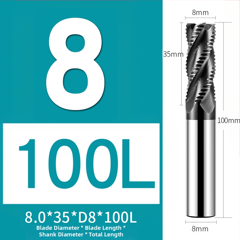 66° фреза от волфрамов карбид за неръждаема стомана, 4 зъба, CNC инструмент