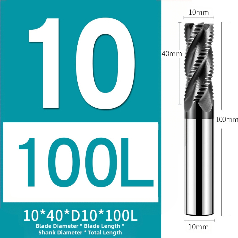 66° фреза от волфрамов карбид за неръждаема стомана, 4 зъба, CNC инструмент