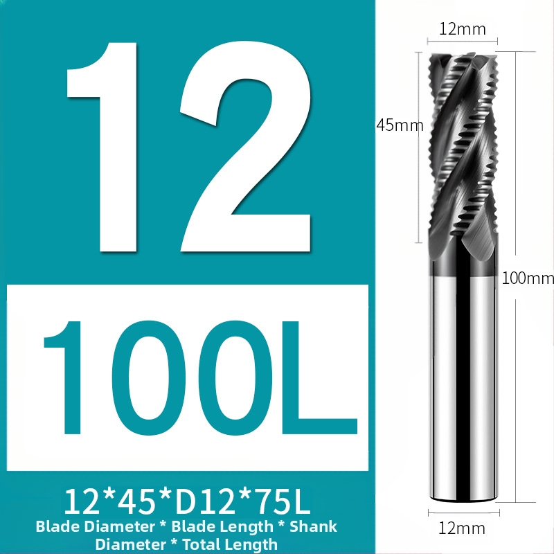 66° фреза от волфрамов карбид за неръждаема стомана, 4 зъба, CNC инструмент