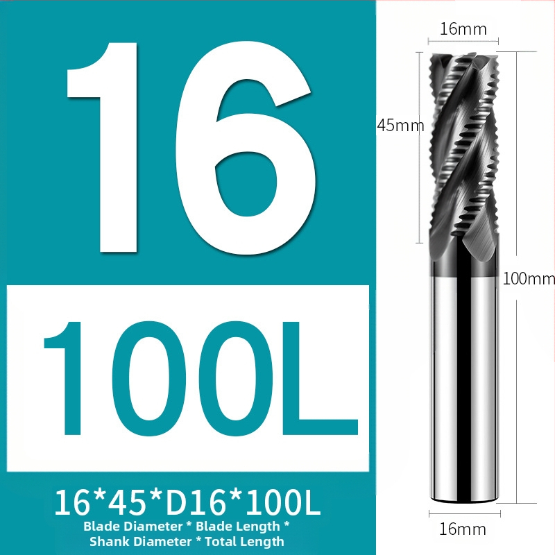 66° фреза от волфрамов карбид за неръждаема стомана, 4 зъба, CNC инструмент