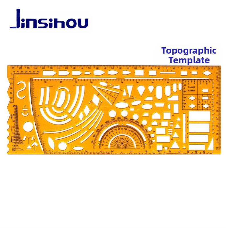 Sablon vonalzó görbék és körök rajzolásához - jinsihou, anyag: K glue, importálás: Nem, IP engedély: Nem