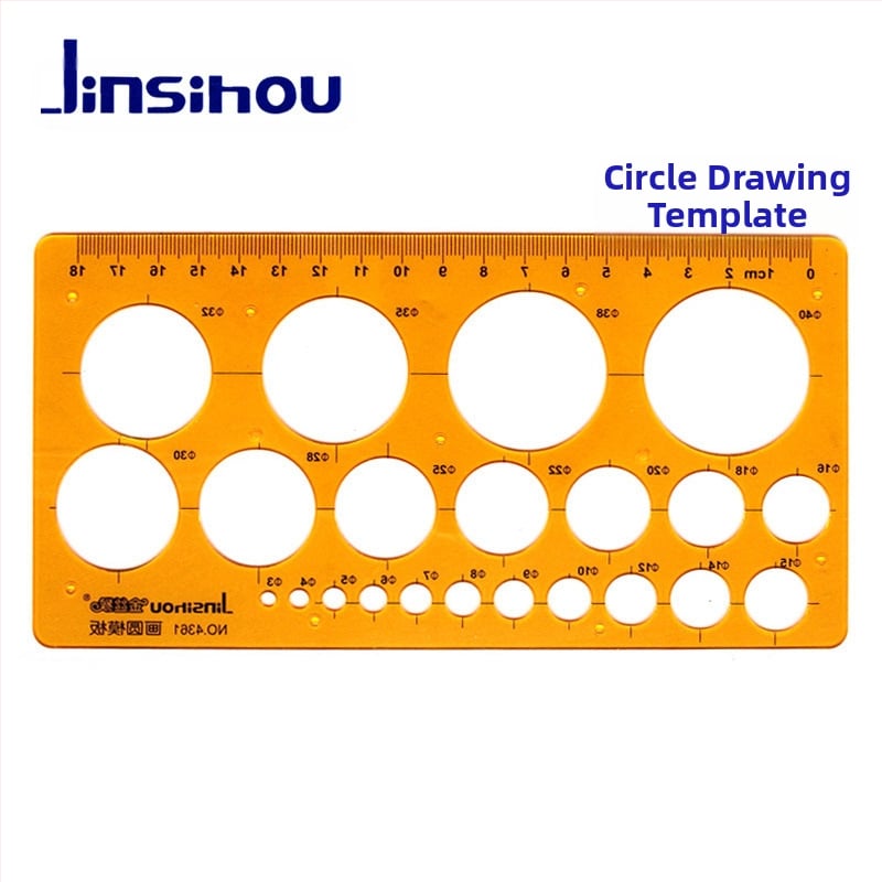 Sablon vonalzó görbék és körök rajzolásához - jinsihou, anyag: K glue, importálás: Nem, IP engedély: Nem