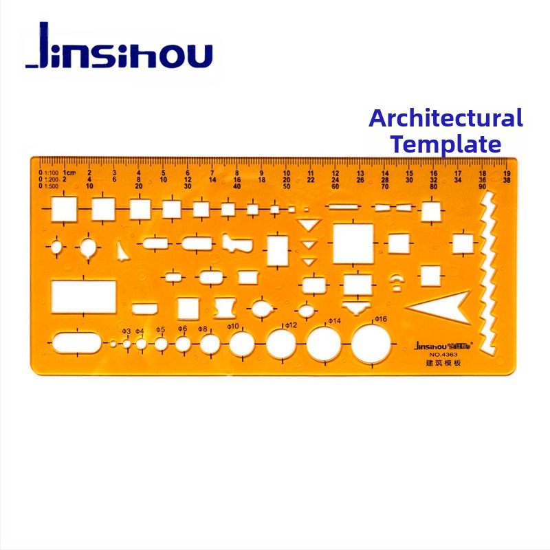 Sablon vonalzó görbék és körök rajzolásához - jinsihou, anyag: K glue, importálás: Nem, IP engedély: Nem