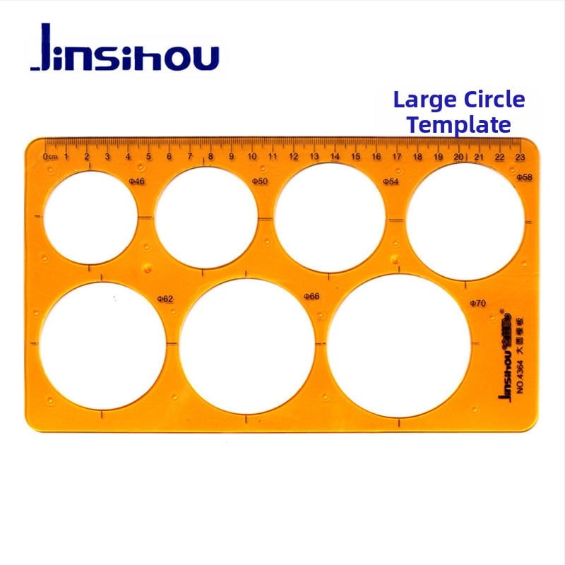 Sablon vonalzó görbék és körök rajzolásához - jinsihou, anyag: K glue, importálás: Nem, IP engedély: Nem