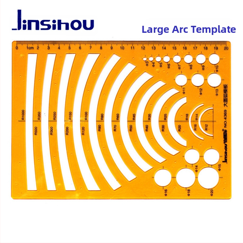 Sablon vonalzó görbék és körök rajzolásához - jinsihou, anyag: K glue, importálás: Nem, IP engedély: Nem