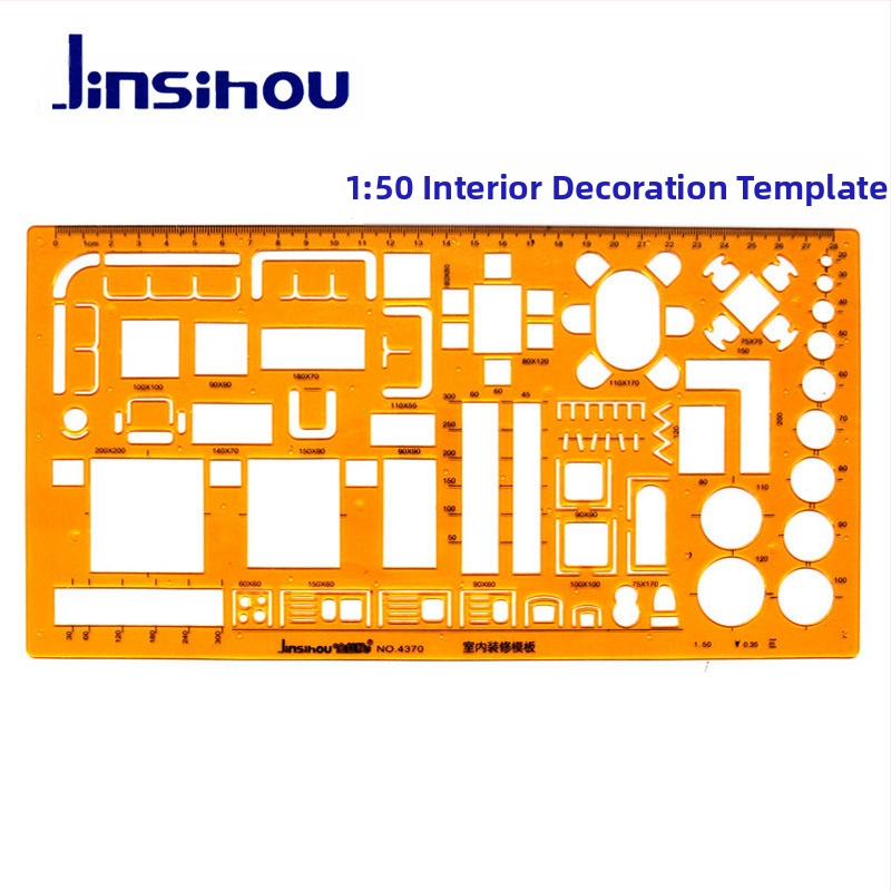 Sablon vonalzó görbék és körök rajzolásához - jinsihou, anyag: K glue, importálás: Nem, IP engedély: Nem