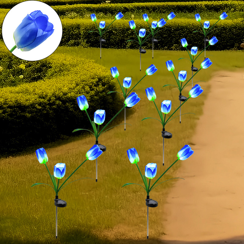 Външна LED лампа под формата на глухарче – силиконово тяло, IP65, 3V, 6–12 ч работа, модел 7866