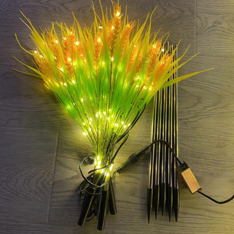 Външна LED лампа под формата на глухарче – силиконово тяло, IP65, 3V, 6–12 ч работа, модел 7866