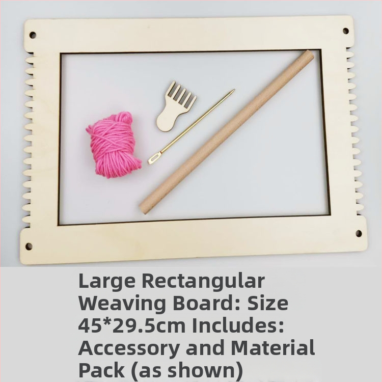 Παιδικός DIY πίνακας υφαντικής — Εκπαιδευτικό παιχνίδι για νηπιαγωγείο και δημοτικό σχολείο, κατάλληλος για σαλόνι