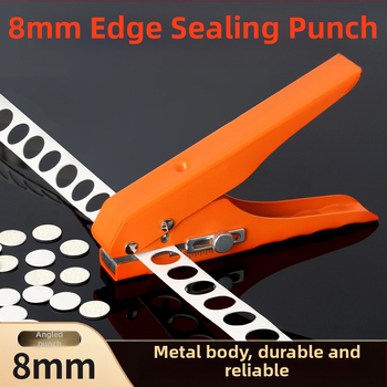 Пробивник за кантова лента, ръчен дървообработващ инструмент за екологични панели, пробиване на дупки