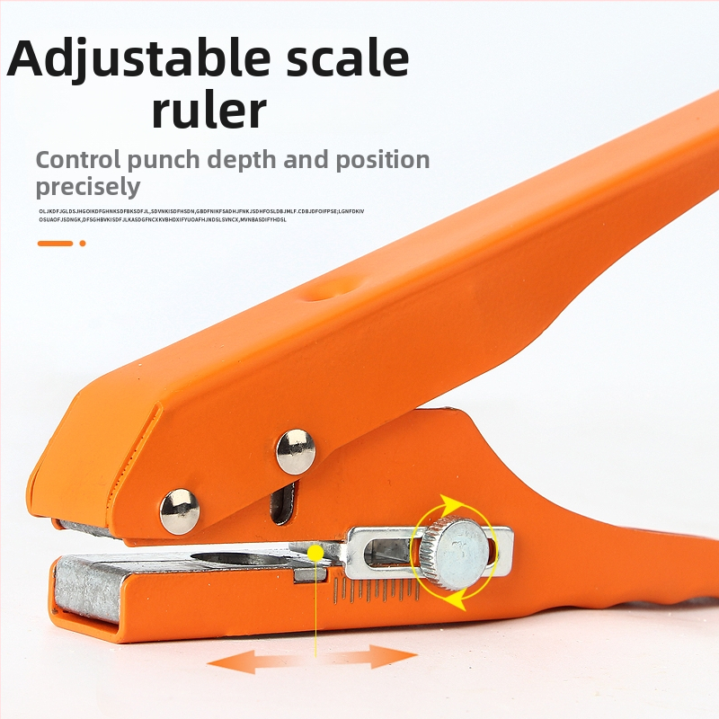 Пробивник за кантова лента, ръчен дървообработващ инструмент за екологични панели, пробиване на дупки