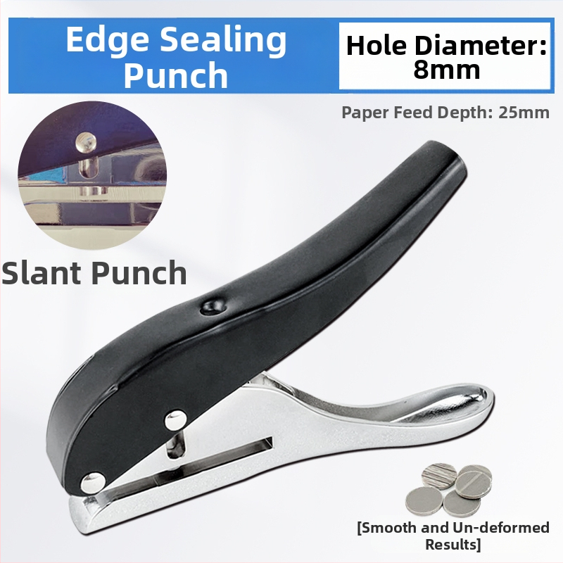 Пробивник за кантова лента, ръчен дървообработващ инструмент за екологични панели, пробиване на дупки