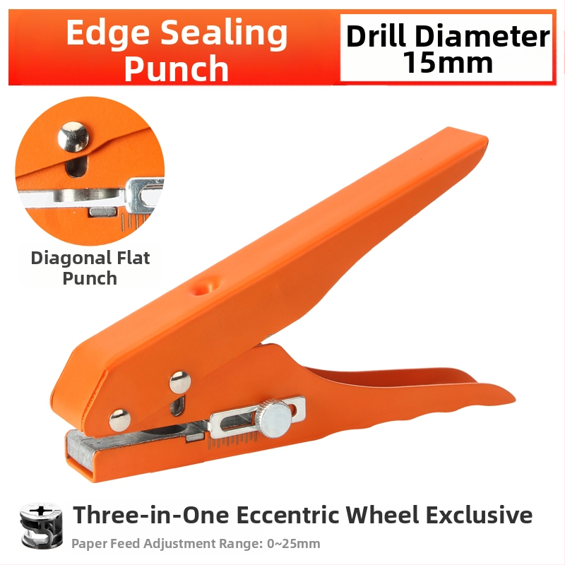 Пробивник за кантова лента, ръчен дървообработващ инструмент за екологични панели, пробиване на дупки
