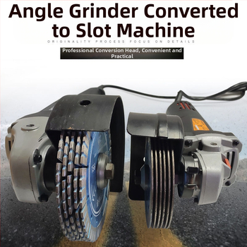 Слотинг приставка за ъглошлайф — еднократно формиране за електрически стенни кабелни канали — инструмент за електротехници