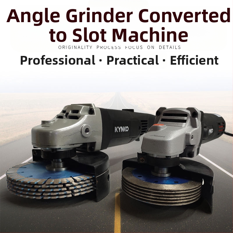 Слотинг приставка за ъглошлайф — еднократно формиране за електрически стенни кабелни канали — инструмент за електротехници