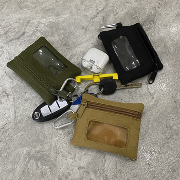 Κερματοφόρο Oxford ύφασμα, unisex μίνι πολυλειτουργικό πορτοφόλι με θήκες για ακουστικά, κάρτες και κλειδιά, 1 πτυχή, ultra-light