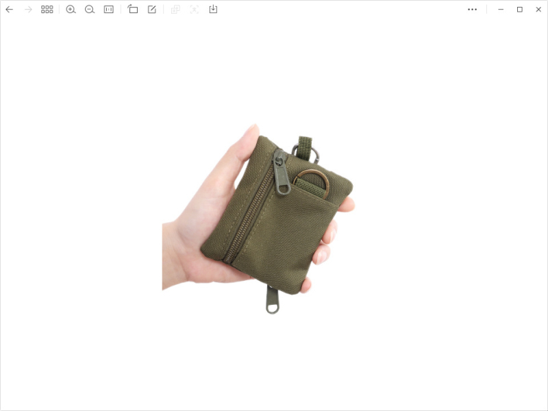 Oksfordo audinio monetų piniginė, unisex mini daugiakomponentė piniginė su ausinėmis, kortelėmis ir raktų kišais, 1 sulankstymas, ultralengva