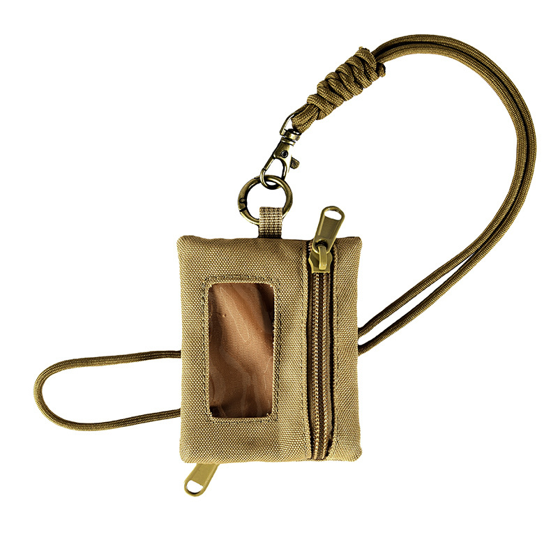 Oksfordo audinio monetų piniginė, unisex mini daugiakomponentė piniginė su ausinėmis, kortelėmis ir raktų kišais, 1 sulankstymas, ultralengva