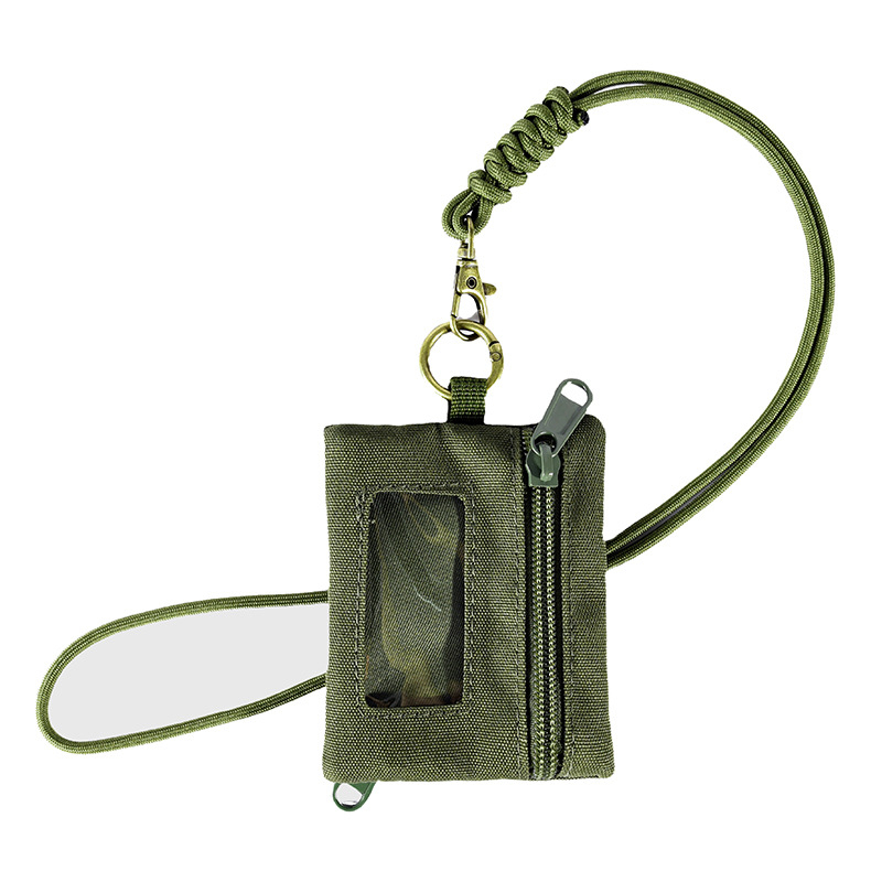 Oksfordo audinio monetų piniginė, unisex mini daugiakomponentė piniginė su ausinėmis, kortelėmis ir raktų kišais, 1 sulankstymas, ultralengva