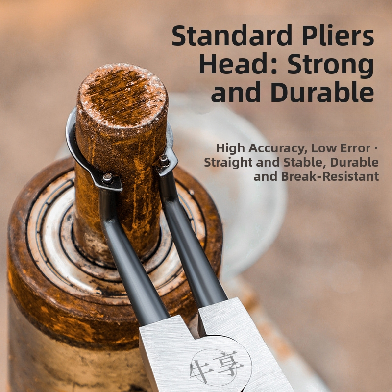 Клипсови клещи за вътрешна и външна употреба, индустриален клас, антимагнитни, ъгъл на глава: K-010