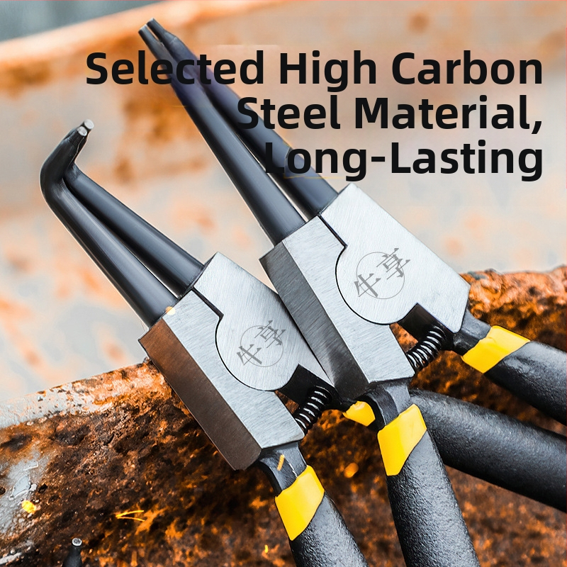 Клипсови клещи за вътрешна и външна употреба, индустриален клас, антимагнитни, ъгъл на глава: K-010