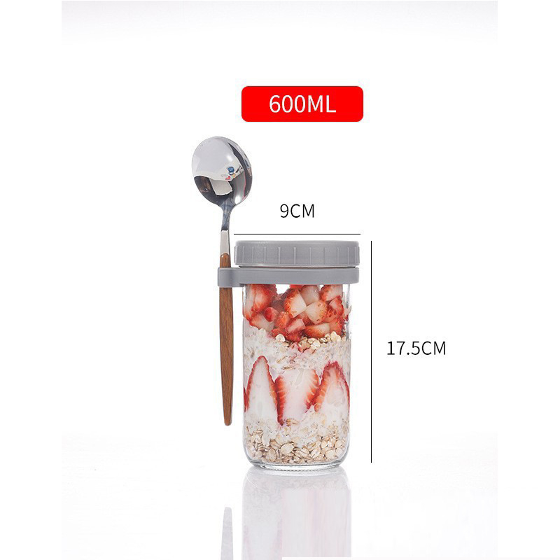 Стъклена чаша за напитки с дръжка и лъжичка, обем 350 мл, сода-лайм стъкло, печатано лого