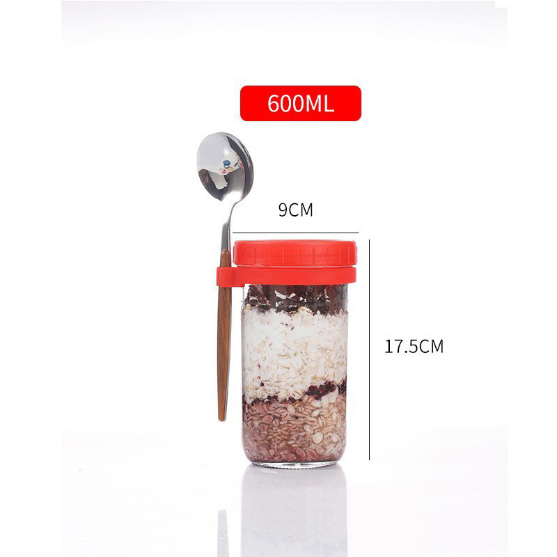 Стъклена чаша за напитки с дръжка и лъжичка, обем 350 мл, сода-лайм стъкло, печатано лого