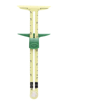 Шевна линейка, пет в едно за патчворк и DIY, пластмасова