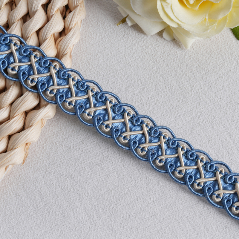 Δαντελωτή ταινία για παντελόνια, PVC υλικό, διακοσμητική ραφή