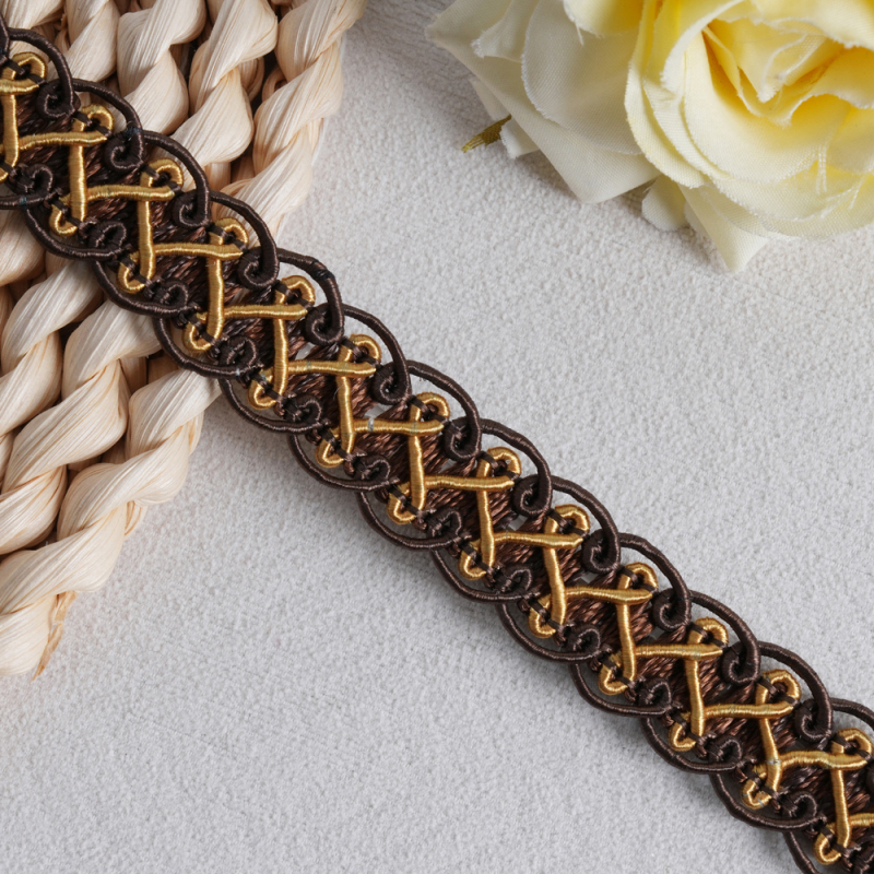 Δαντελωτή ταινία για παντελόνια, PVC υλικό, διακοσμητική ραφή