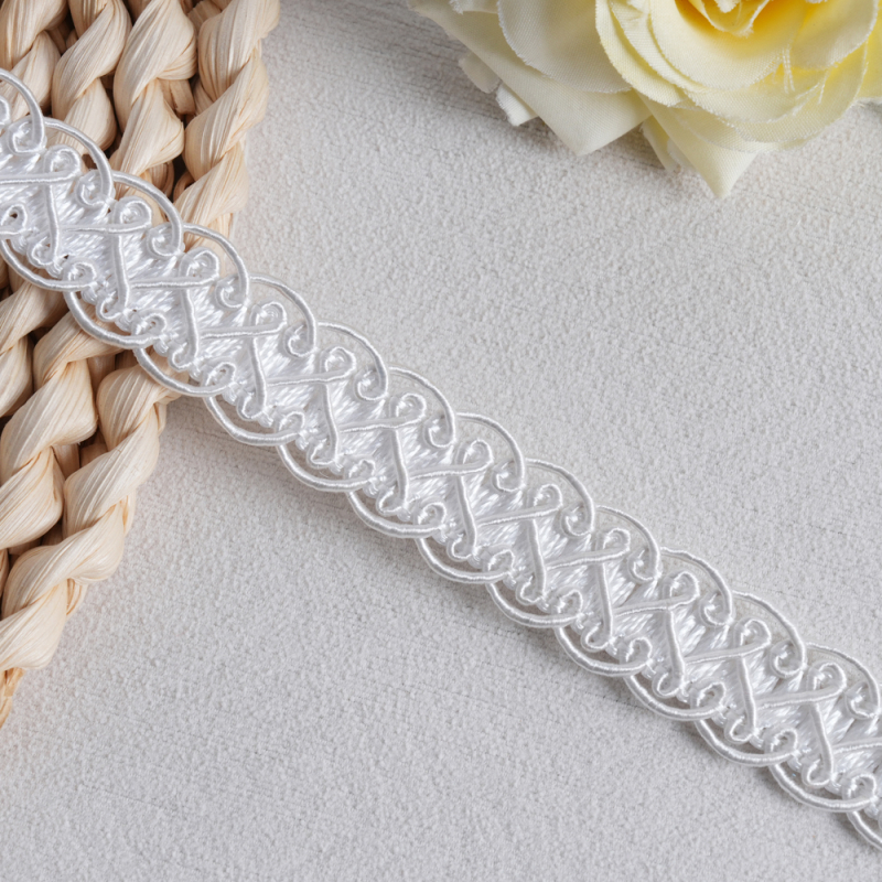 Δαντελωτή ταινία για παντελόνια, PVC υλικό, διακοσμητική ραφή