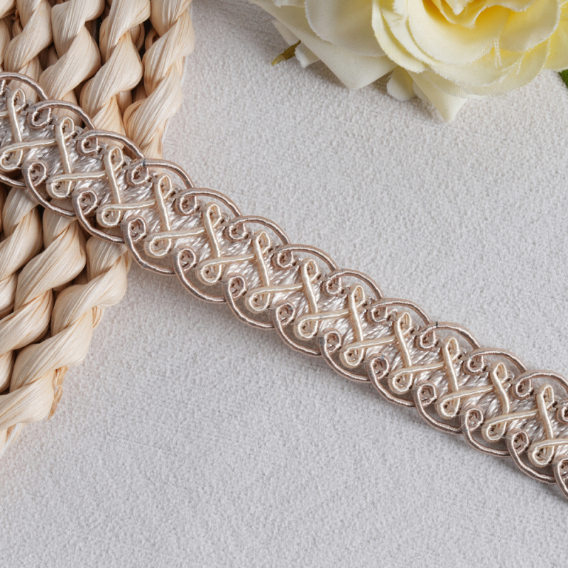 Δαντελωτή ταινία για παντελόνια, PVC υλικό, διακοσμητική ραφή