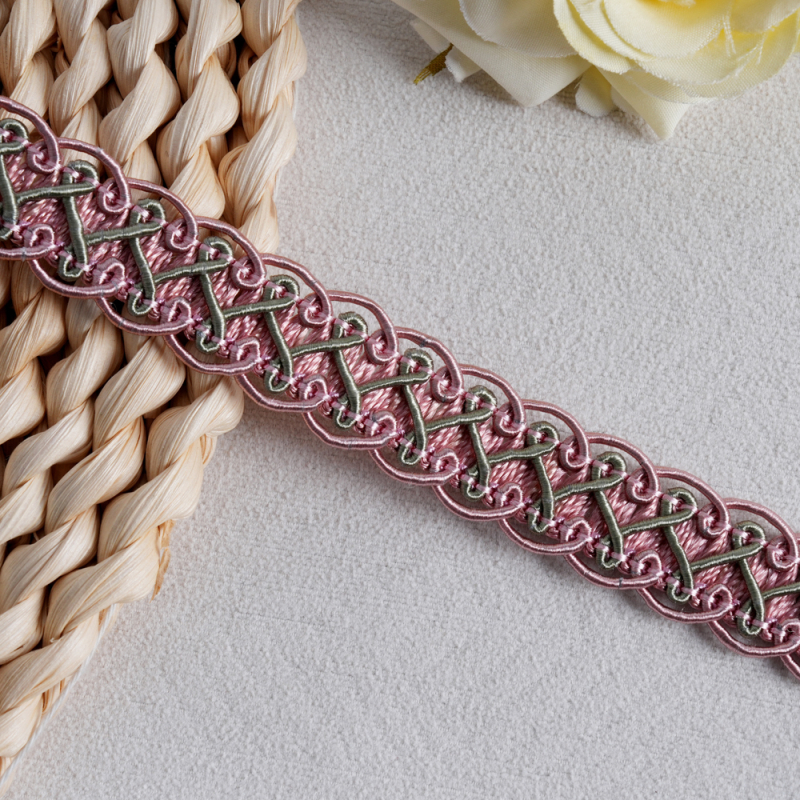 Δαντελωτή ταινία για παντελόνια, PVC υλικό, διακοσμητική ραφή