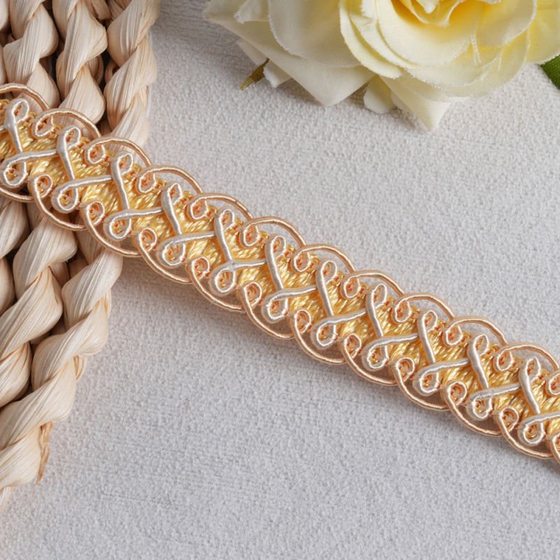 Δαντελωτή ταινία για παντελόνια, PVC υλικό, διακοσμητική ραφή