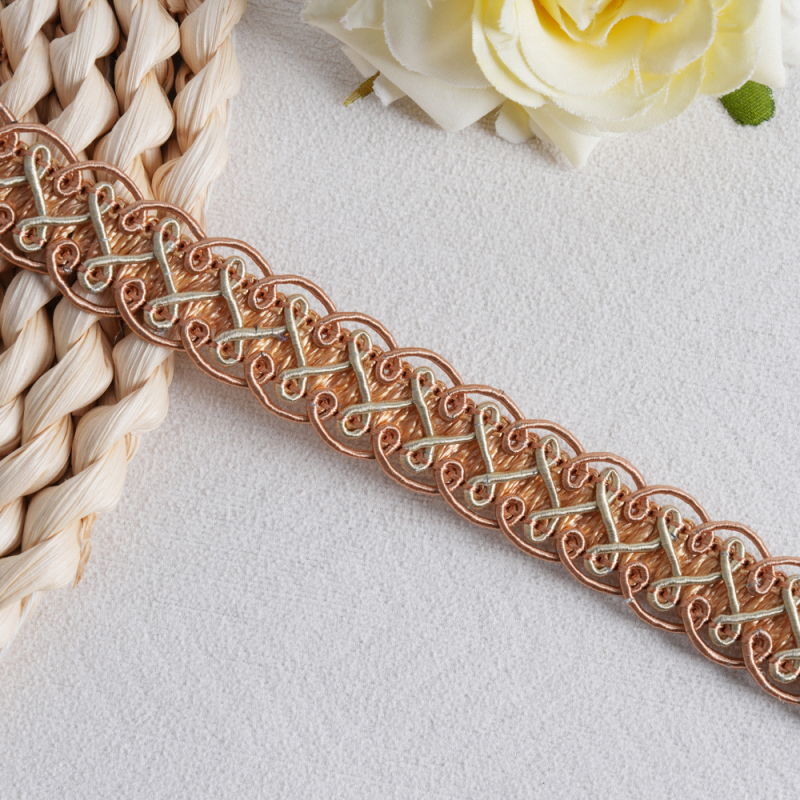 Δαντελωτή ταινία για παντελόνια, PVC υλικό, διακοσμητική ραφή