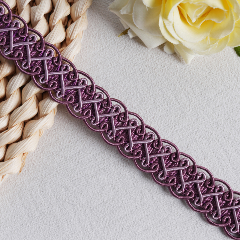 Δαντελωτή ταινία για παντελόνια, PVC υλικό, διακοσμητική ραφή